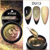 8ml Super Shine Silver Metal Painting Gel Nail Polish High-density Mirror Effect Semi Permanant Nail Art Manicure Varnish