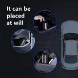 Baseus - Cubo de basura de aleación para coche, organizador de basura, bolsa de almacenamiento, accesorios para coche