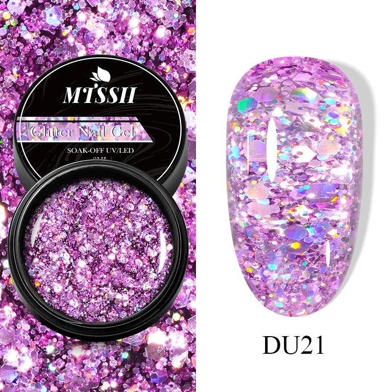 8ml Super Shine Silver Metal Painting Gel Nail Polish High-density Mirror Effect Semi Permanant Nail Art Manicure Varnish