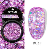 8ml Super Shine Silver Metal Painting Gel Nail Polish High-density Mirror Effect Semi Permanant Nail Art Manicure Varnish