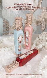 Flower Knows Strawberry Rococo Series Cloud Lip Cream Gloss à lèvres longue tenue Velvet Lip Tint Rouge à lèvres pour femmes Cosmétique