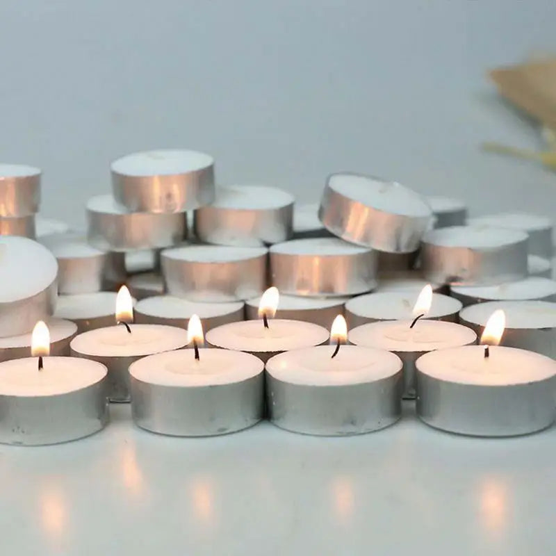 Mini vela multiusos, sin humo, segura, para bodas, sin fragancia, práctica y sin aroma, ideal para el baño.