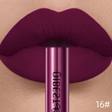 QIBEST Rouge à lèvres liquide mat Waterproof longue tenue Velours Gloss à lèvres Tube de teinte Pigment Nude mat Rouge à lèvres Maquillage des lèvres