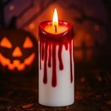 Bougie électronique amusante pour Halloween, décoration d'intérieur, lampe LED, arrangement créatif, veilleuse