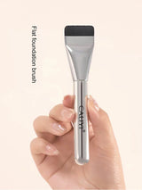 Brocha de base de cabeza plana, 1/3 ud., ultrafina, sin marcas, para maquillaje, herramientas cosméticas.