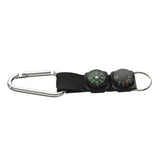 Mini Compass Thermometer Carabiner Compass Thermometer Carabiner 3 in 1 Outdoor Hiking Key Buckle Double Sided Metal Compasses - Lootquake