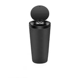 Dustbin Car Trash Can Convenient Click Open Cover Car Garbage Bin Cup Shaped Mini Desktop Trash Can Outdoor