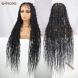 36" Butterfly Locs Crochet Wig | Full Lace Front | Knotless Braids | Baby Hair | Synthetic