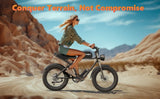 Bicicleta eléctrica K7 de 2000 W, 48 V, 40 Ah, motor dual máximo, batería dual, motocicleta eléctrica todoterreno de 20 pulgadas con neumáticos anchos, 7 velocidades