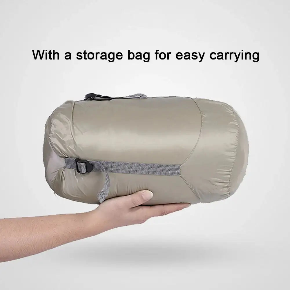 Outdoor Wearable Cloak Sleeping Bag Portable Warming Sleeping Bag Light-weight Cotton Sleeping Bag for Winter Camping Travel - Lootquake
