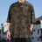 Plus Size Summer Mens Chinese Shirt Ice Silk Vintage Shirt Tang Suit Hanfu Tops Male Vintage Clothing Stand Collar Loose Shirts - Lootquake
