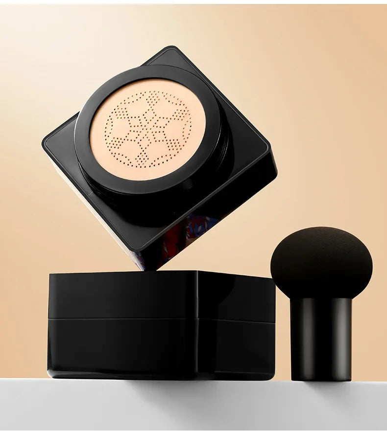 Base de maquillaje Magic Foundation Mushroom Head Air Cushion CC Cream, resistente al agua, iluminadora, base de maquillaje para mujer, maquillaje facial, cosmética coreana.