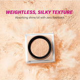 Polvos sueltos de maquillaje rosa, transparentes, naturales, para acabado facial, profesionales, con control de grasa, resistentes al agua, mates, fijadores.