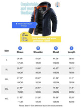 Winter Men Long Snow Hooded Parkas Man Mountain Ski Thermal Coats Men -30 Degree Thicken Windbreaker Down Padded Jacket Clothing - Lootquake