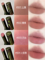 Girlcult Herbal Compendium Rouge à lèvres Mat Velours Pâte à Lèvres Vert Scintillant Brillant à Lèvres Hydratant Longue Tenue Nostickup