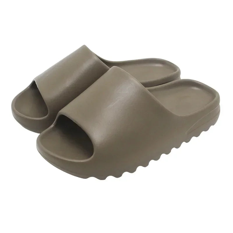 Size Super Soft Eva Sole Summer Slippers for Men Women Bottom Indoor Home Slides Sandals Beach Shoes Male Slippers Flip Flops