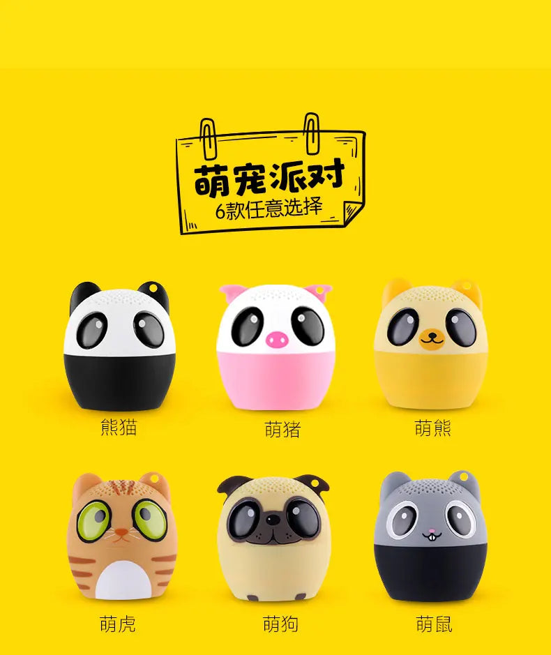 BM6DE Portable Bluetooth Speakers Karaoke Audience Calls Small Speakers Heavy Bass Wireless Bluetooth Stereo Phone Speaker