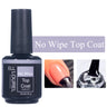 ELL LOUREL 30 Types Base Coat Top Coat No Wipe UV Gel 15ML Semi Permanent Glitter Tempered Top Multi-Function Gel Nail Polish