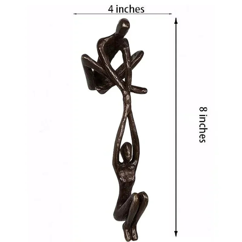 Figura de hombre levantando a mujer, estatua artística, escultura de amante, adorno para decoración de escritorio del hogar, escultura de pareja bailando, arte creativo.