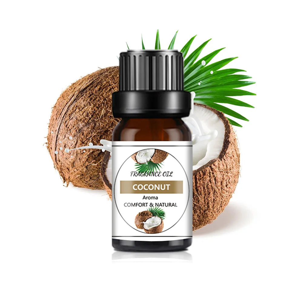 10ML Fragrance Oil Plant Making DIY 33 Flavor Aromatherapy Plaster Candle Soap Fragrance Oil for SPA Diffuser Sleep Humidifier
