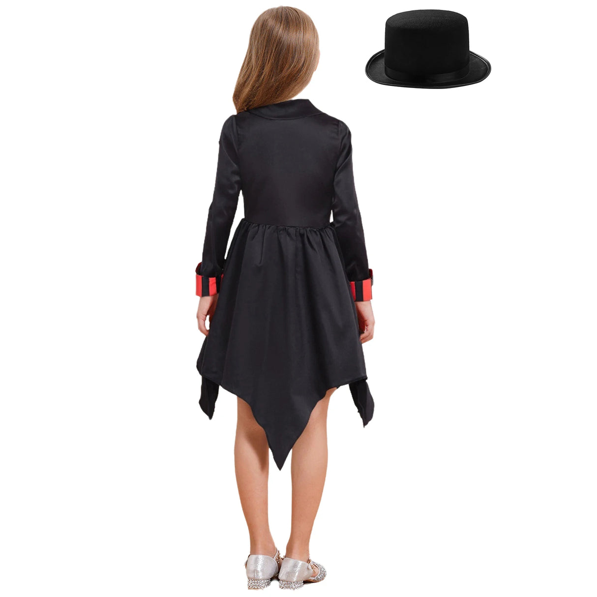 Kids Girls Gothic Vampire Costume