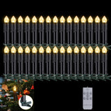 Bougie flottante à LED pour décoration intérieure, flamme vacillante, minuterie à distance, fonctionne à piles, Halloween, Noël, bougie noire