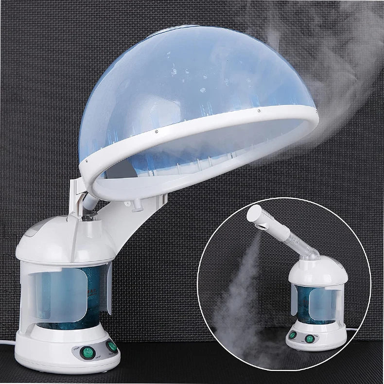 Vaporisateur vapeur pour le visage et les cheveux, humidificateur, brumisateur nano chaud, vaporisateur d'ozone pour le visage, hydratant pour les cheveux, appareil à vapeur pour salon à domicile