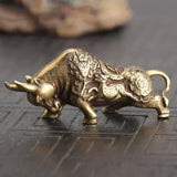 Statue Ornament Solid Brass Miniature Figurines Handmade Craft Living Room Office Home Decor Accessory Buddha Statue Pendant