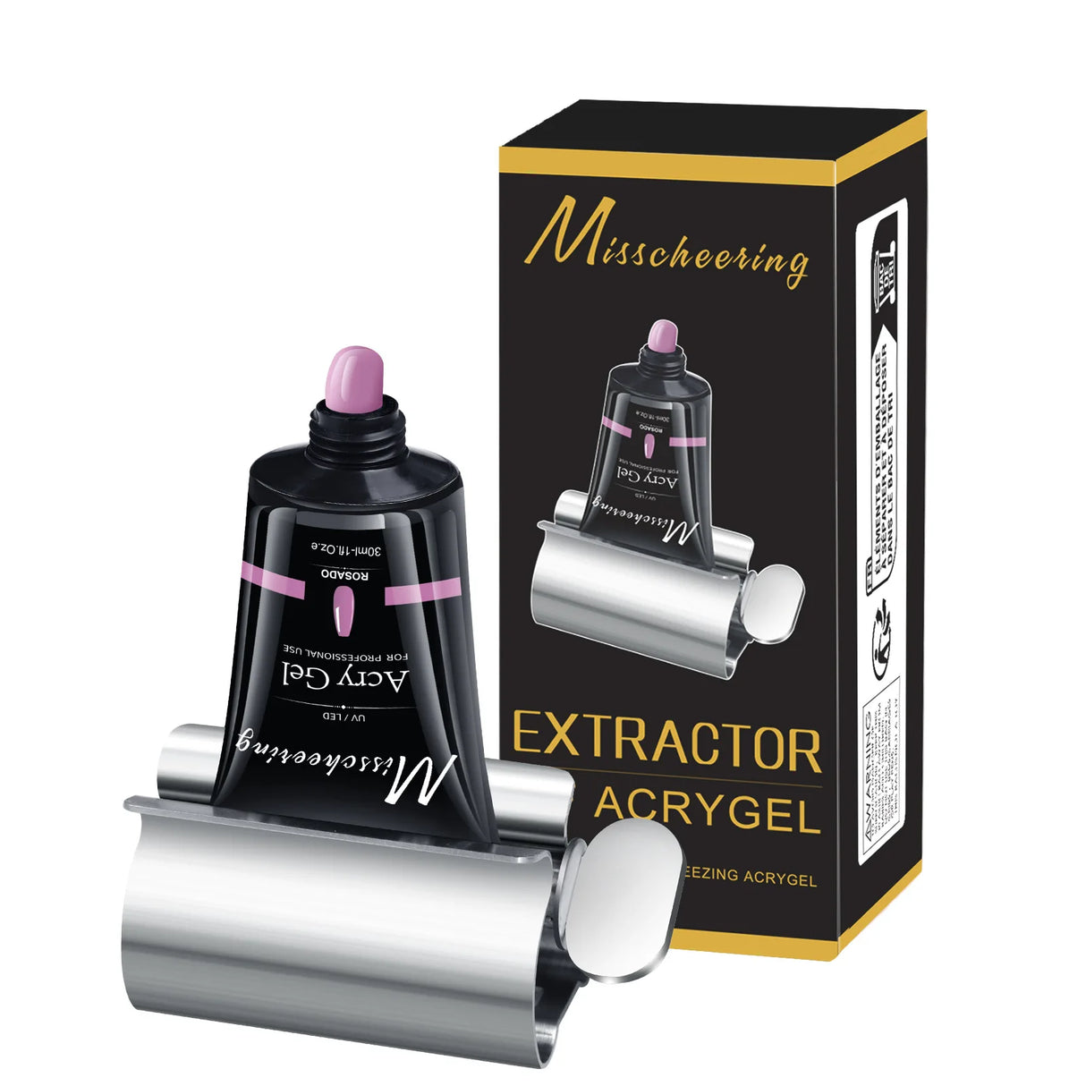 30ml Nail Extension Gel Nail Build Poly Nail Acrylic Gel UV LED Quick Extension of Crystal Model Painless Crystal Glue