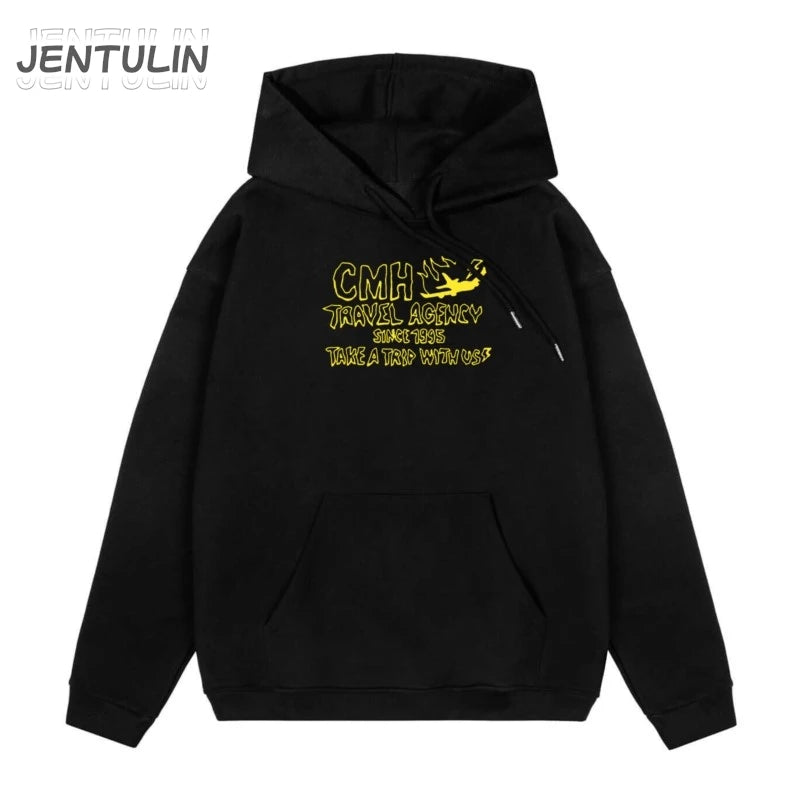 Harajuku Pullover Men's Sweatshirt Oversized Hooded Clothing Winter Hip Hop Hoodies Aesthetic Graphic Streetwear Gothic Y2k Tops - Lootquake