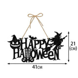 7PCS/set Halloween Party Decors Pumpkin Ghost Bat Door Hanging Pendents Happy Festival  Decorations for Home
