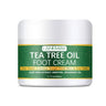 Crema hidratante para pies, para pies y talones secos. Crema calmante para pies secos y agrietados con urea y aceite de árbol de té.