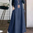 Summer Muslim Long Dress Abaya ZANZEA Women Vintage Sleeveless Denim Blue Maxi Vestidos Dubai Robe Casual Loose Ramadan Sundress - Lootquake