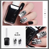 11ml Nail Stamping Polish Gold Silver Colorful Varnishes Lacquers Printing Image Stamp Plate Manicure DIY Salon Stamper Tool