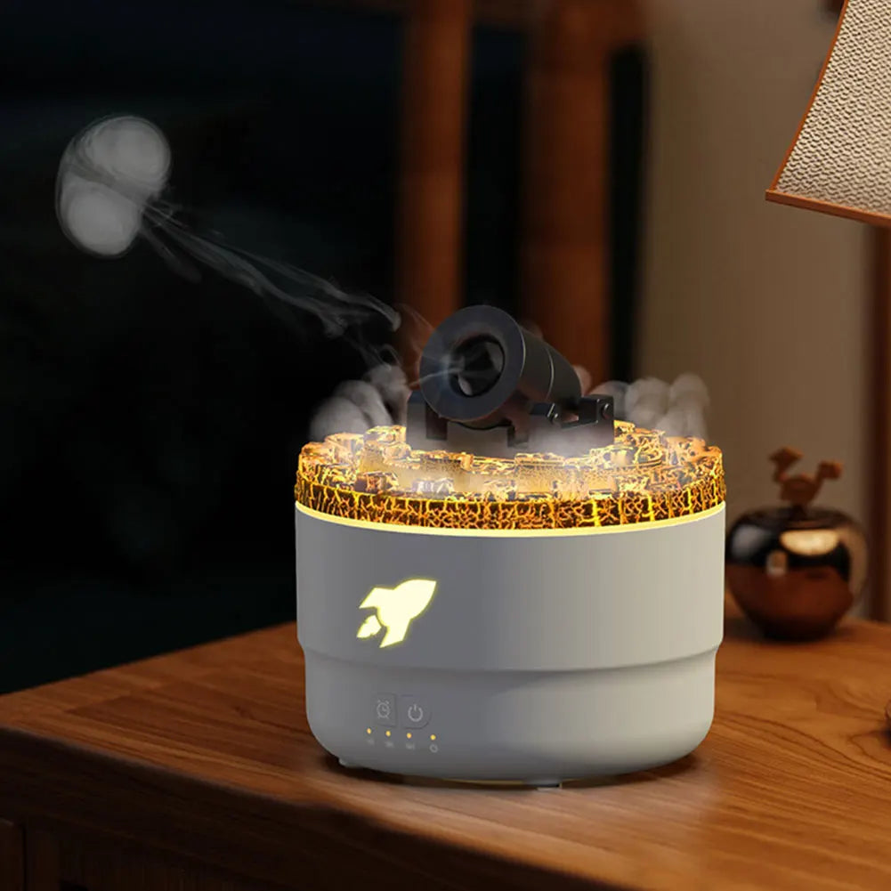 Humidificador de aroma con temporizador y torreta Cannon Blast para dormitorio.