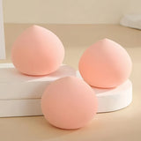Lot de 4 houppettes à poudre de maquillage souples en forme de fruits, éponges en forme d'œuf de beauté, houppettes cosmétiques, éponges à fond de teint souples, outil de beauté
