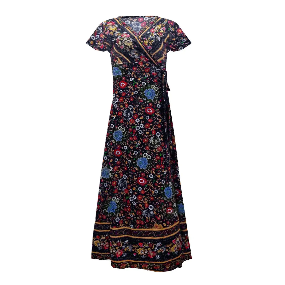 2024 Summer Leisure Hot Sale Holiday Printed Dress Sexy Long Dress Women's Wear - Lootquake