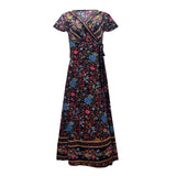 2024 Summer Leisure Hot Sale Holiday Printed Dress Sexy Long Dress Women's Wear - Lootquake