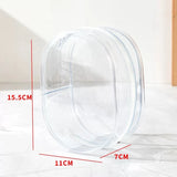 Labubu Protect Case 15cm Labubu Sitting Party Cotton Doll Shoulder Pain Bag PVC Storage Bag Labubu Walk Bag Dustproof