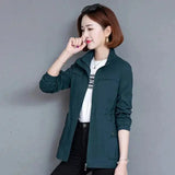 2023 New Spring Women's Jackets Causal Windbreaker Famale Thin Basic Coat Lightweight Jacket Outwear Women Clothing - Lootquake
