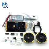 Kit de haut-parleurs Bluetooth DIY, électronique, projet de soudure DIY, pratique de l'assemblage de soudure, composant de kit électronique DIY, haut-parleurs 2*3W
