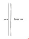 Clay Sculpture Double Head Eye Cutter/Handmade DIY Stone Sculpture Polymer Clay Spatula Carving Stainless Steel Tool Scraper