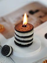 Molde de silicona para velas perfumadas con forma de galleta, para modelar velas, para hacer tú mismo, para hornear pasteles y yeso, herramientas para decorar pasteles.