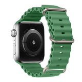 Silicone Strap For watch band 44mm 40mm 49mm 45mm 41mm 38mm accessorie correa bracelet iWatch Ultra 2 series 7 6 5 se 8 9 - Lootquake