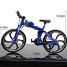 Creative Alloy Bicycle Model Ornament Mini Metal Bike Toy Collectible