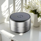 Enceinte Bluetooth sans fil, double TWS, vibration, son stéréo, mini enceinte à conduction osseuse, avec radio FM, livraison directe