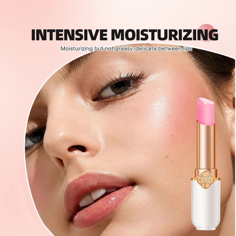 Fruit flavored moisturizing lipstick, neutral and natural, lip care, used to moisturize and prevent dryness, care for lip skin