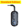 Receptor y transmisor de audio Bluetooth 5.3 con conector auxiliar de 3,5 mm para avión, adaptador USB inalámbrico para TV, PC, auriculares, kit de coche y altavoz.