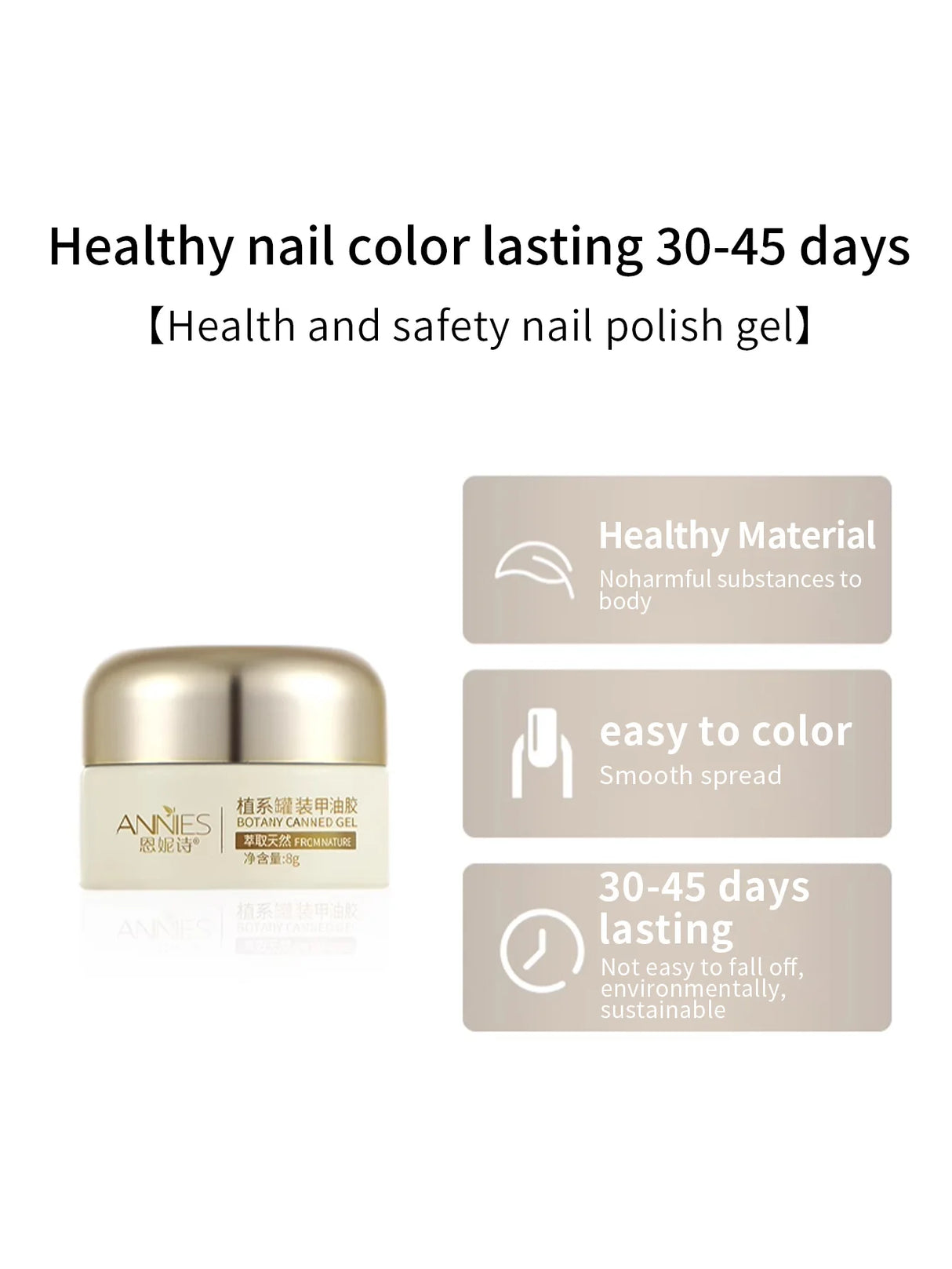 Esmalte de uñas en gel con lentejuelas brillantes y luz brillante de 8 g, esmalte semipermanente UV LED, exclusivo para salón de uñas de mujer.