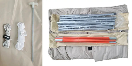 Large Camping Dome shelter Fire shelter Bull shelter type tent oversized habi tarp shelter Habitat Tunnel type Camping Shelter - Lootquake